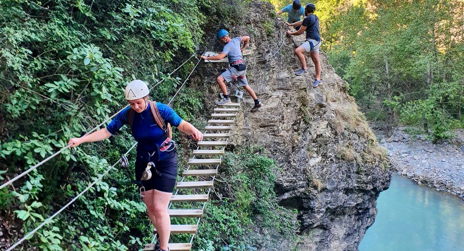 Frankrijk optioneel via ferrata Frankrijk optioneel via ferrata